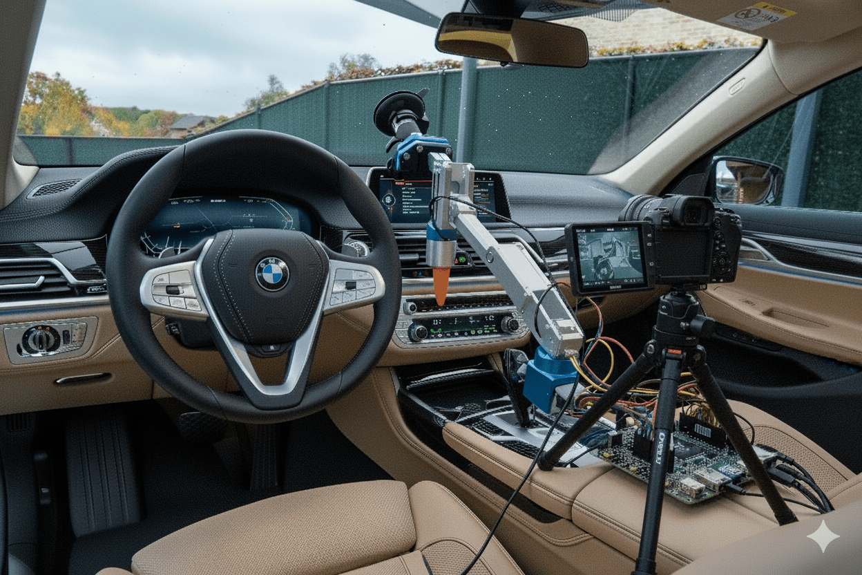 Testautomation with Computer Vision and FFT at BMW