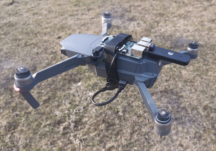 Controlling a DJI Drone Over the Internet